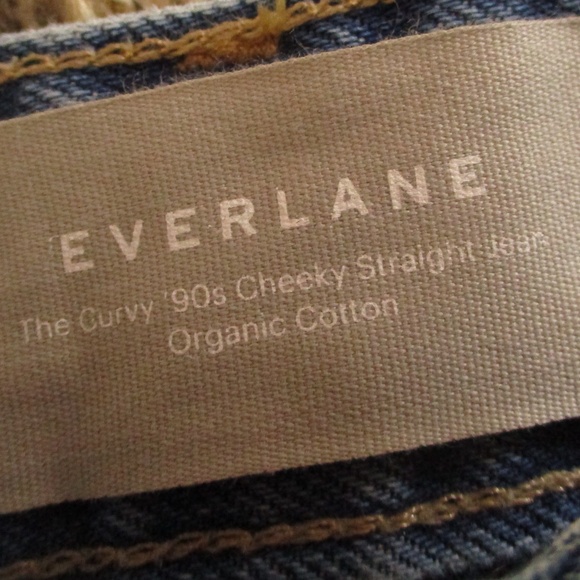 Everlane Jeans Women's 24 Curvy 90s Cheeky‎ Straight High Rise Northridge Denim - Picture 10 of 14